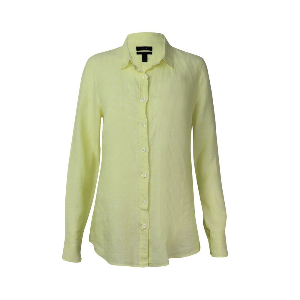 J. Crew Light Yellow Button Down Shirt